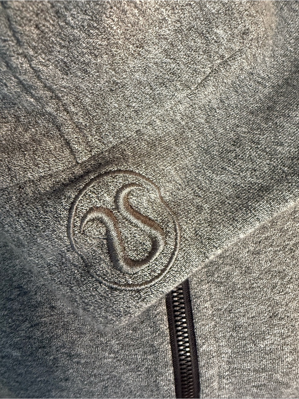 lululemon athletica Charcoal Gray Full-Zip Hooded Sweatshirt - Picture 3 of 8